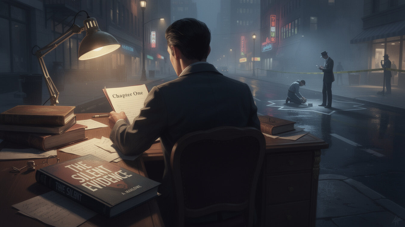 mysterious detective novel
