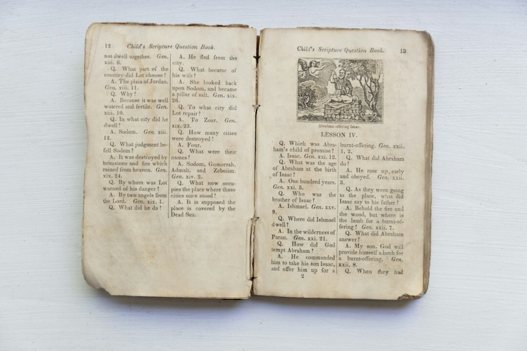 old book pages